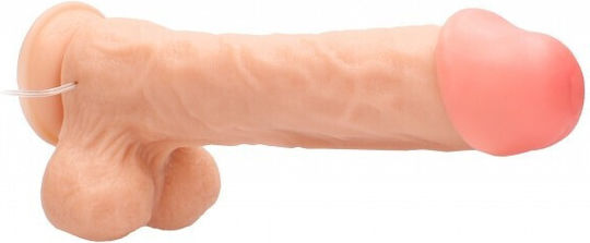 Shots RealRock Vibrating Realistic Cock With Scrotum Реалистичен Вибратор 30см Плът