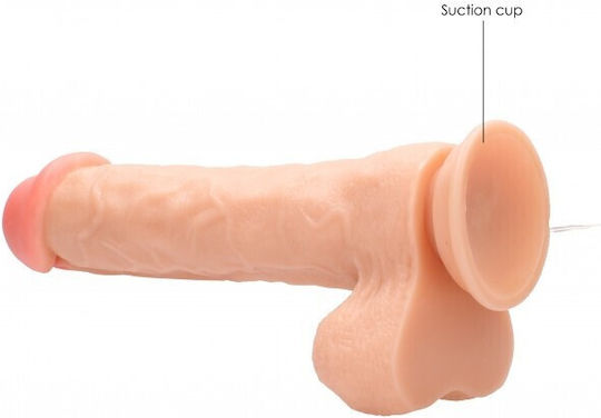 Shots RealRock Vibrating Realistic Cock With Scrotum Реалистичен Вибратор 30см Плът