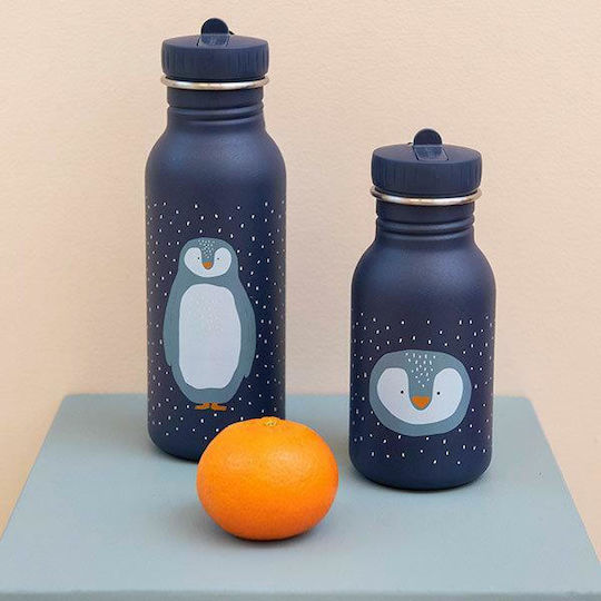 Trixie Mr. Penguin Kinderflasche Rostfreier Stahl Blau 350ml