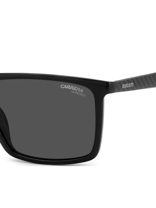 Carrera Ducati Men's Sunglasses with Black Frame and Gray Lens 023/S 807/IR