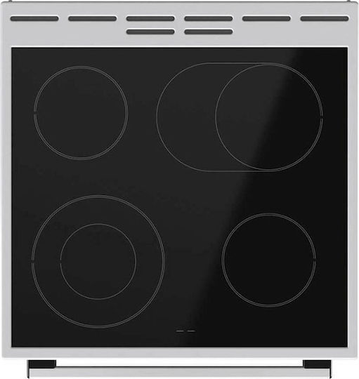 Gorenje Κουζίνα 71lt με Κεραμικές Εστίες Π60εκ. Λευκή