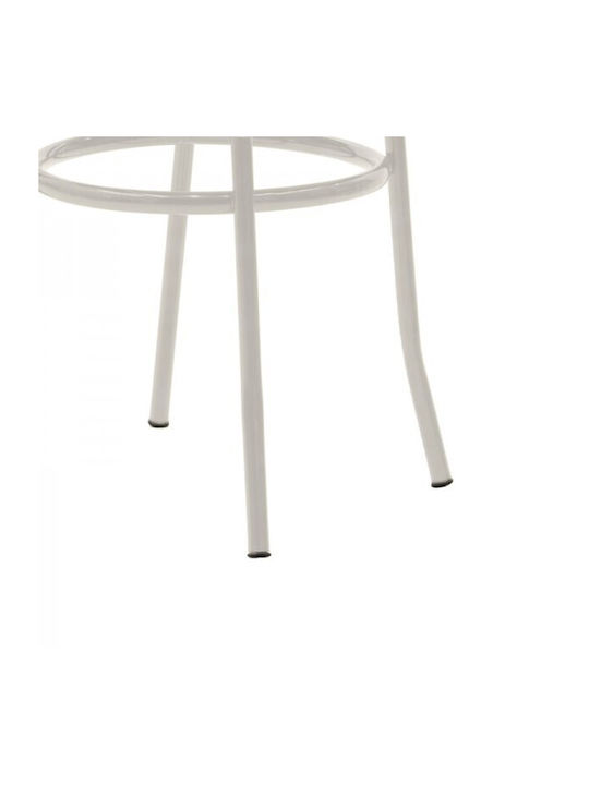 Vienna I Kitchen Metallic Chair Ecru 44x47x85cm