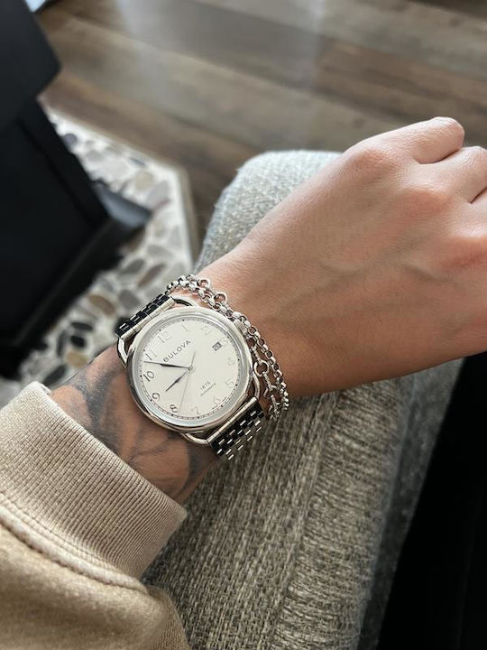 Bulova Commodore Limited Edition Мъжки Часовник Автоматичен с Метална Гривна