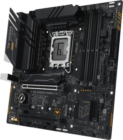 Asus TUF GAMING B760M-E D4 Motherboard ATX με Intel 1700 Socket 90MB1E90-M0EAY0