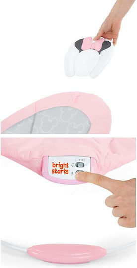 Bright Starts Electric Baby Relax Minnie Mouse with Music and Vibration Rosy Skies for Child up to 9kg