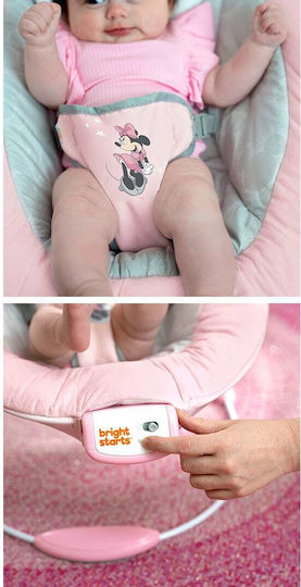 Bright Starts Electric Baby Relax Minnie Mouse with Music and Vibration Rosy Skies for Child up to 9kg