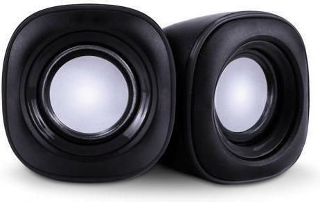 Powertech Essential Sound PT-844 Ηχεία Υπολογιστή 2.0 με Ισχύ 3W σε Μαύρο Χρώμα