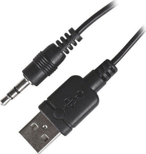 Powertech PT-841 Компютърни тонколони 2.1 с мощност 3W в Черен цвят