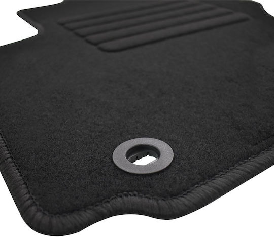 Rigum Set of Front and Rear Mats 4pcs for Toyota Hilux VIII 4D Black