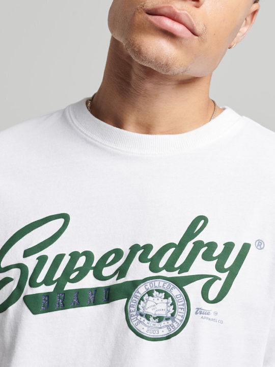 College T-shirt Λευκό