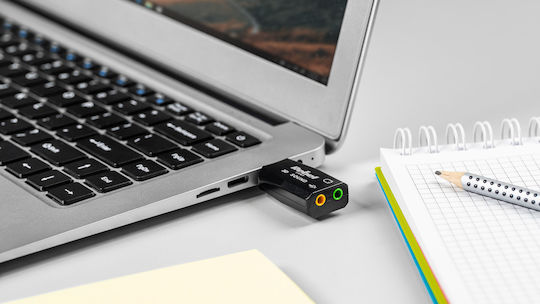 Rebel Rebel 3D Sound External USB 2.0 Sound Card