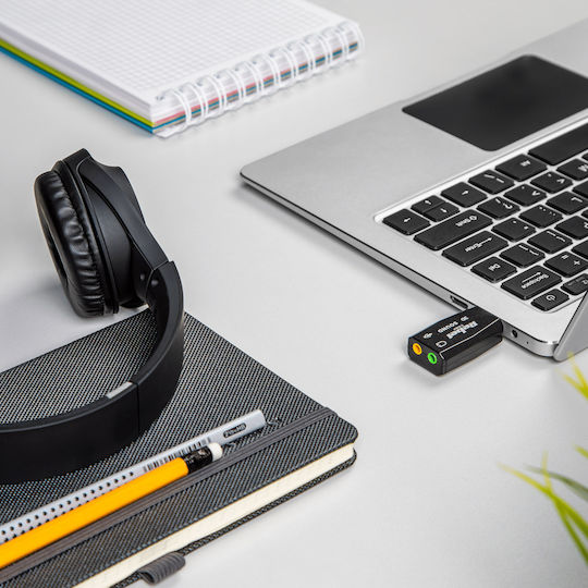 Rebel Rebel 3D Sound External USB 2.0 Sound Card