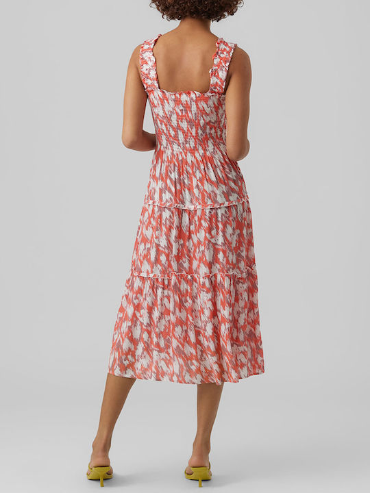 Vero Moda Midi Rochie Portocaliu