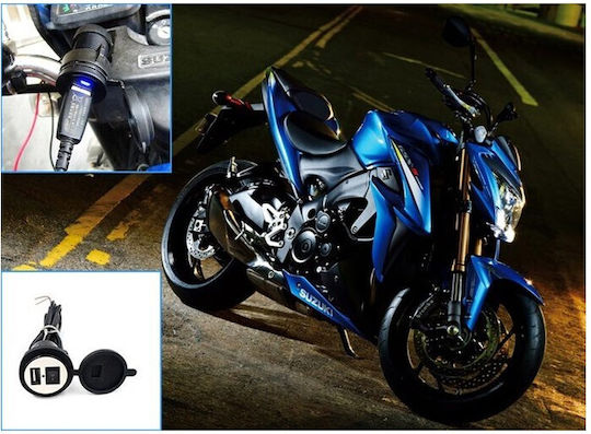 Waterproof Motorcycle Charger 1.5A with Port: 1xUSB