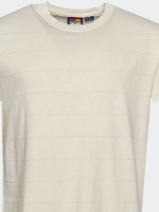 Superdry Vintage Texture Men's Short Sleeve T-shirt Beige