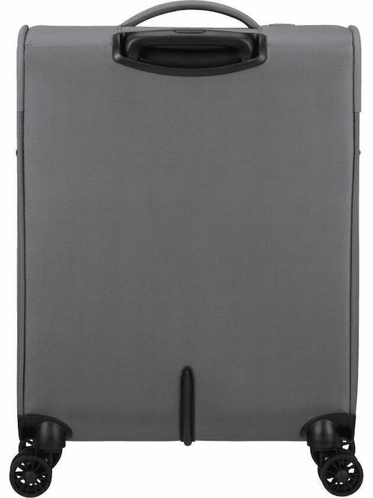 American Tourister Summerfunk Spinner Βαλίτσα Ταξιδίου Καμπίνας Υφασμάτινη Titanium Grey με 4 Ρόδες Ύψους 40εκ.