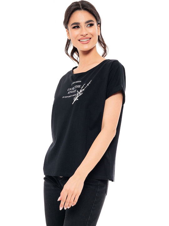 Γυναικείο T-shirt Μαύρο