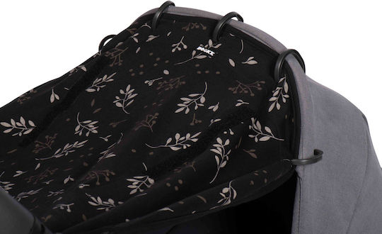 Dooky Sunshade Stroller Black Romantic Leaves