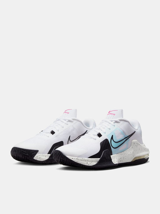 Air Max Impact 4 Χαμηλά Μπασκετικά Παπούτσια White / Sail / Copa / Black