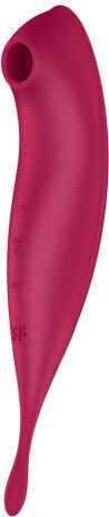 Satisfyer Twirling Pro+ Αναρροφητής Αιδοίου με Δόνηση Hybrid Air Pulse Vibrator Κόκκινος