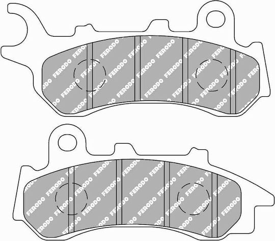 Ferodo Motorcycle Brake Pads Eco Friction for Honda PCX 125 2018 / PCX 150 2018 / SH 125 2019