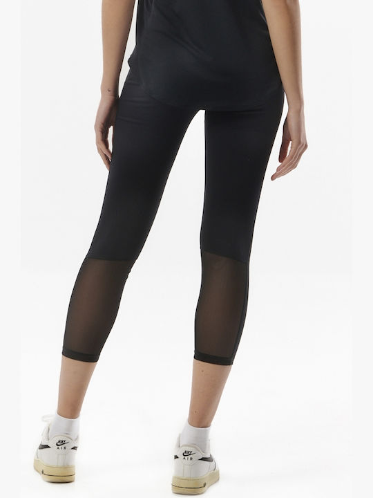 Body Action Frauen Gekürzt Leggings Schwarz