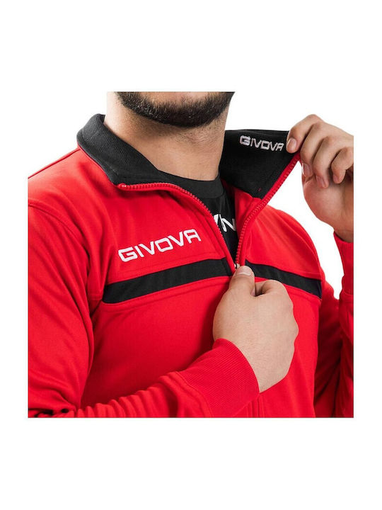 Tuta One Tracksuit Glossy with Elastic Red