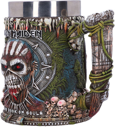 Nemesis Now Iron Maiden - Book Of Souls Plastic Beer Glass Black B5957V2