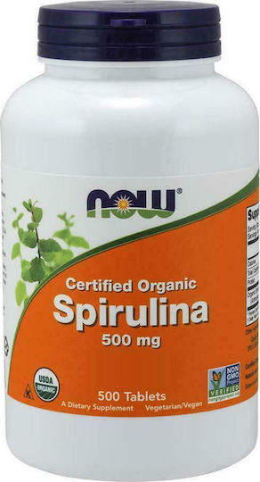 Now Foods Spirulina 500mg 500 tabs