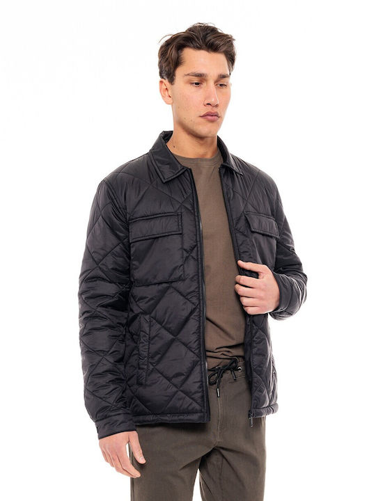 Splendid Men's Winter Bomber Jacket Black