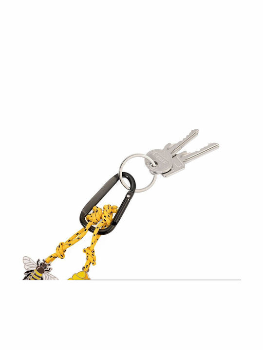 Troika Μπρελόκ Πορτοφόλι Maja Carabiner Μεταλλικό Bee And Beehive