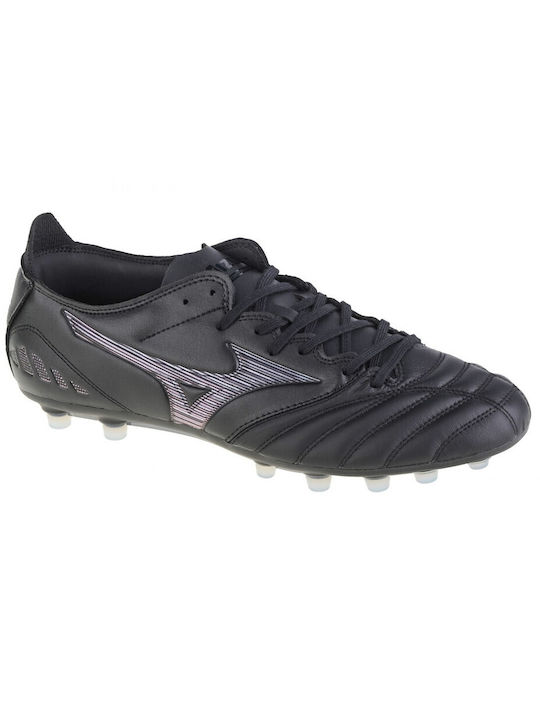 Mizuno Low Football Shoes AG-Pro with Cleats Black