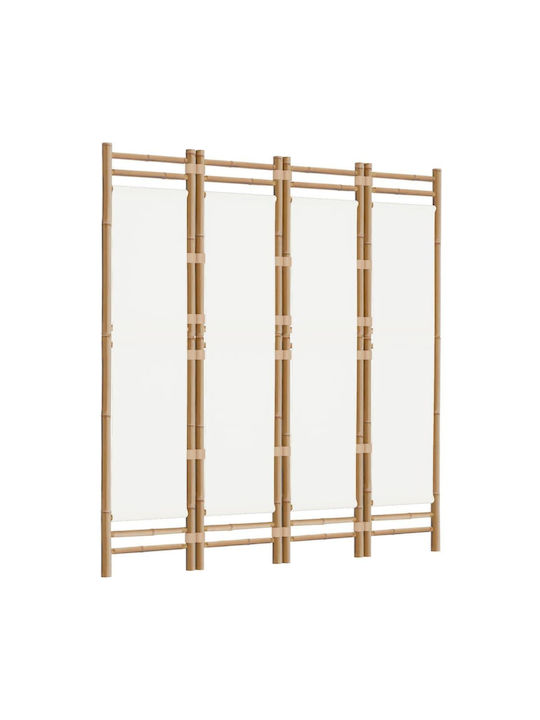 vidaXL 350624 Dekorativer Raumteiler aus Bambus mit 4 Paneelen 180x160cm |  Skroutz Germany