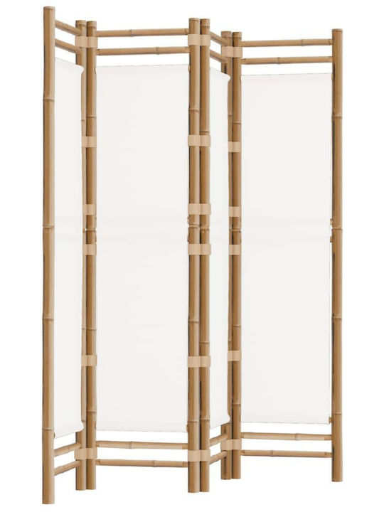 vidaXL 350624 Dekorativer Raumteiler aus Bambus mit 4 Paneelen 180x160cm |  Skroutz Germany