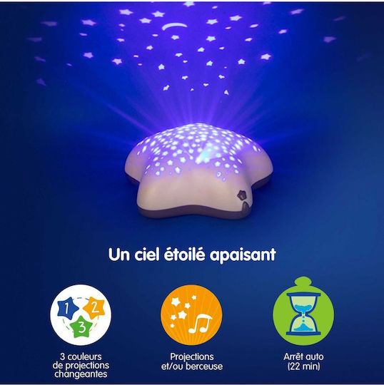 Sleep Toy Stars with White Noise and Light for 0++ Months