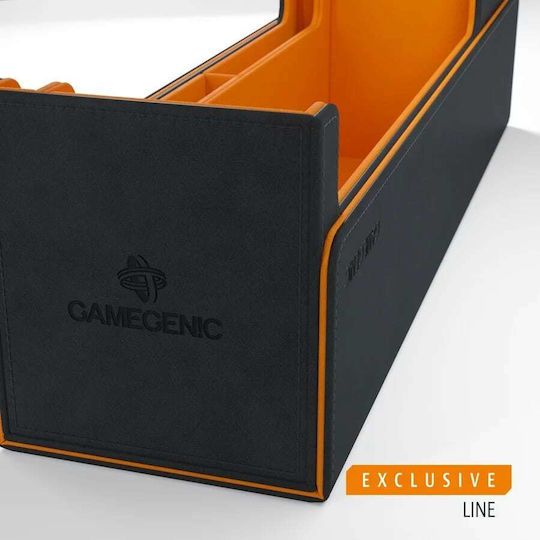 Gamegenic Card's Lair 400+ Преобразуема Кутия За Палубата Стандартен Размер Черно/Оранжев