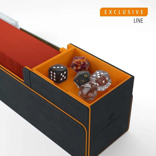 Gamegenic Card's Lair 400+ Преобразуема Кутия За Палубата Стандартен Размер Черно/Оранжев