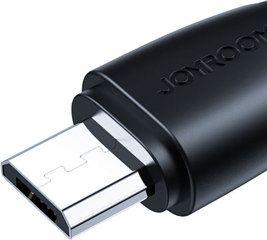 Joyroom S-UM018A11 Braided USB 2.0 to micro USB Cable Μαύρο 2m