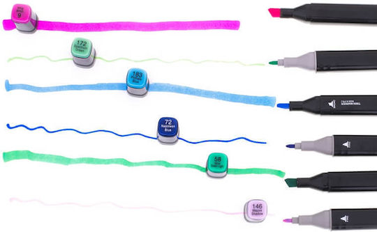 Carner Drawing Markers Double Tip Set 80pcs