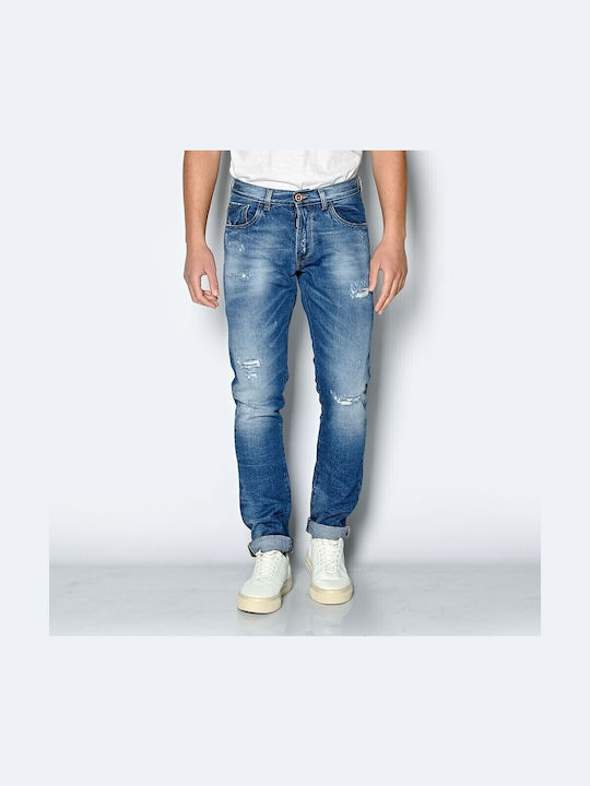 Men's Jeans Pants with Regular Fit Blue