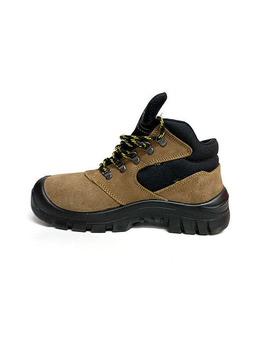 Stenso Boots Safety Brown S1 with Certification AN
