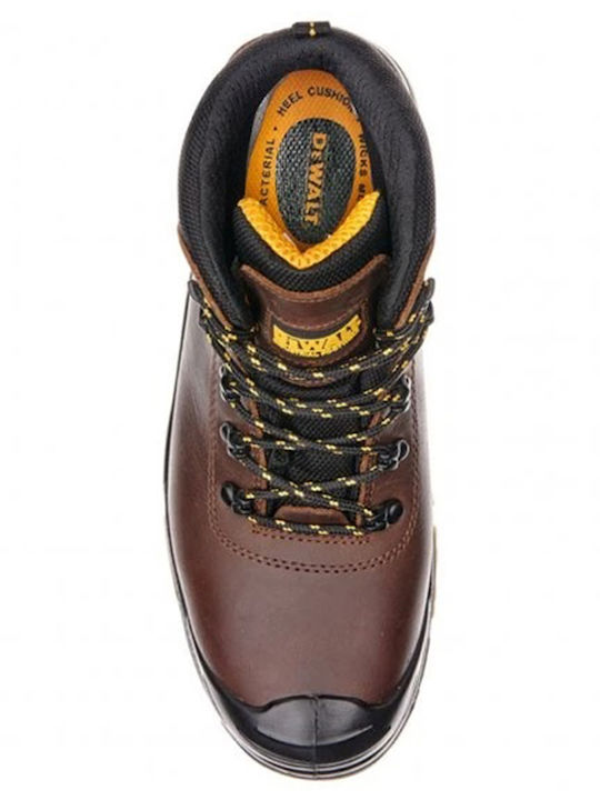 DEWALT Waterproof Boots Safety Brown S3 with Certification SRA