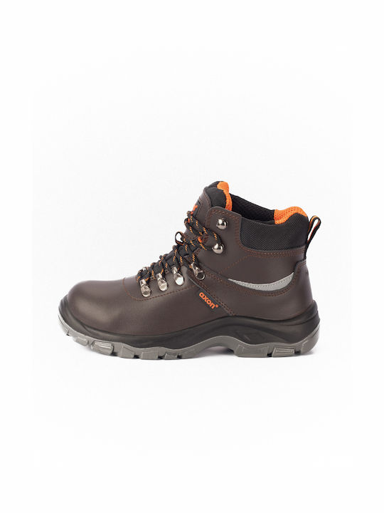 Axon Etna Waterproof Boots Safety Brown S3 with Certification A, P, E, FO , SRC,WRU CT-31-22-34/1