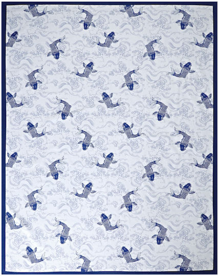 Kentia Koi Синьо / Екрю 140x180 см Kentia Koi Синьо / Екрю 140x180 см