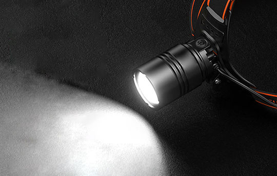 Superfire Wiederaufladbar Stirnlampe LED mit maximaler Helligkeit 500lm Schwarz