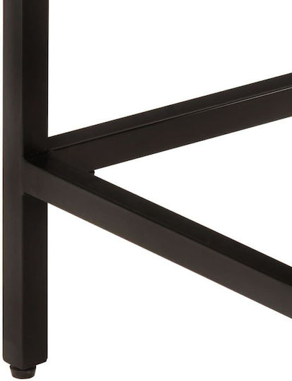 Rectangular Side Table from Solid Wood Multicolour M40xL30xH51cm