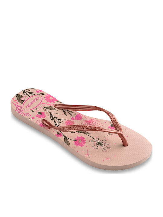 Slim Organic Women's Flip Flops in Pink Color