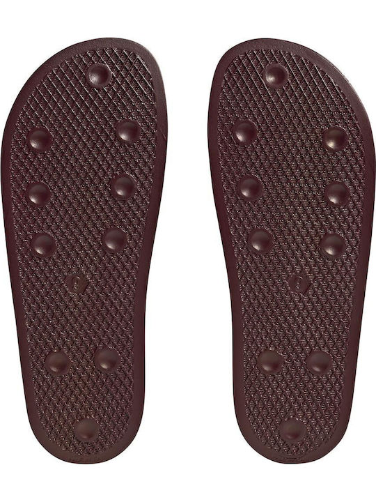 Adilette Slapi Bărbați Burgundy