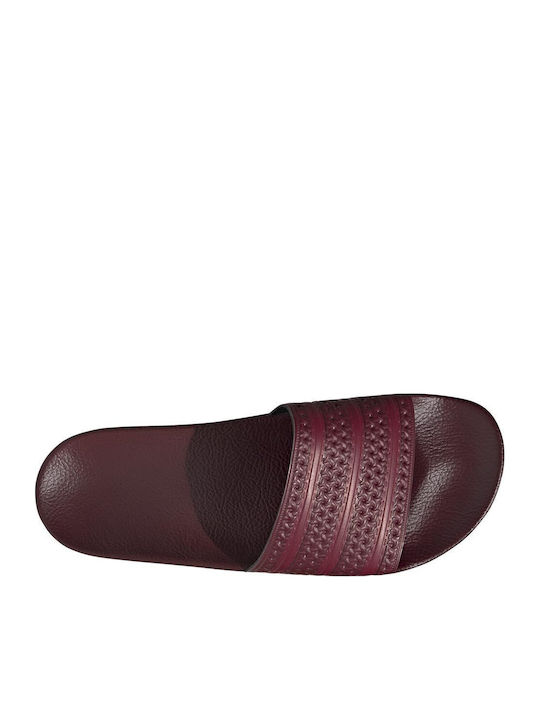 Adilette Slapi Bărbați Burgundy