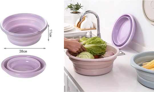 Spring Mixing Bowl Plastic with Diameter 28cm and Height 11cm.